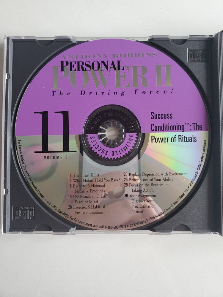 Anthony Robbins' Personal Power Volume 6 - Moving Beyond Procrastination CD