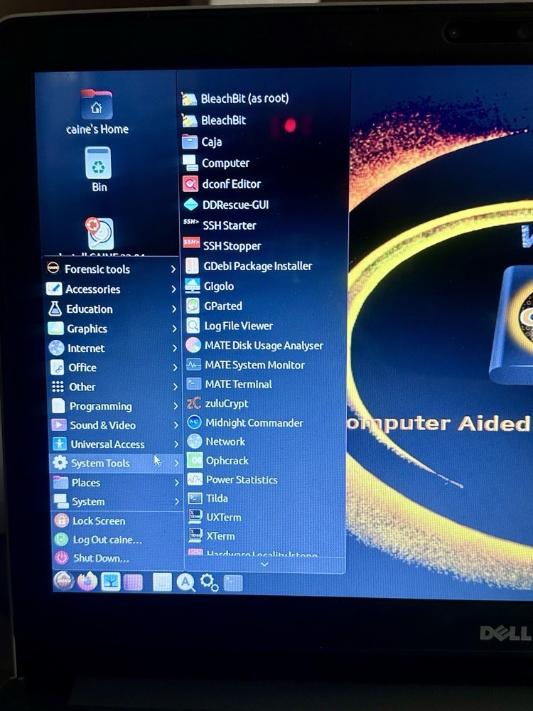 Caine 13.0 Warp Forensics Linux USB Drive Bootable Live 64 Bit