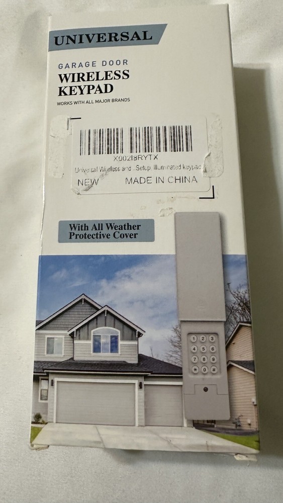 Universal Garage Door Keypad Wireless Keyless Entry