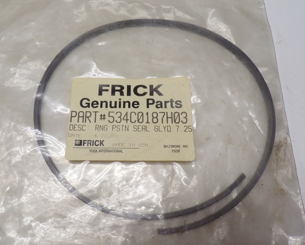 FRICK, RING PISTON SEAL, 534C0187H03, GLYD 7.25
