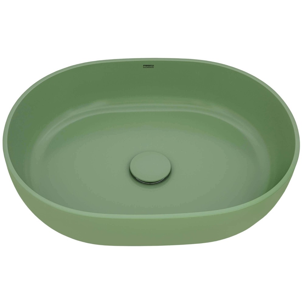 Ruvati 19" epiStone Solid Surface Bathroom Vessel Sink- RVB2119GN