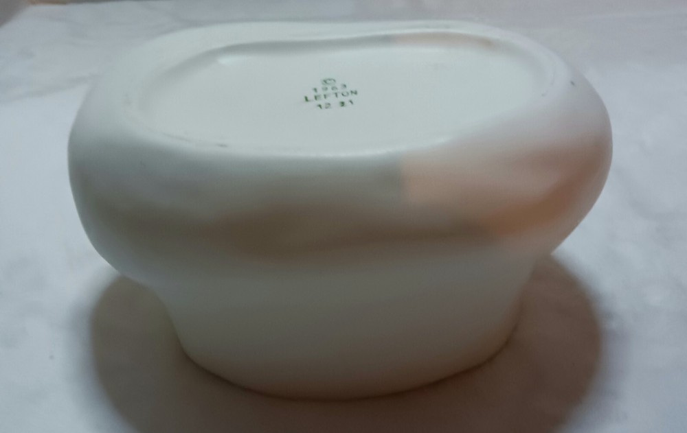 1963 LEFTON #1221 Ceramic Planter desk caddy Tyrolean Mountain Hat Briar Pipe