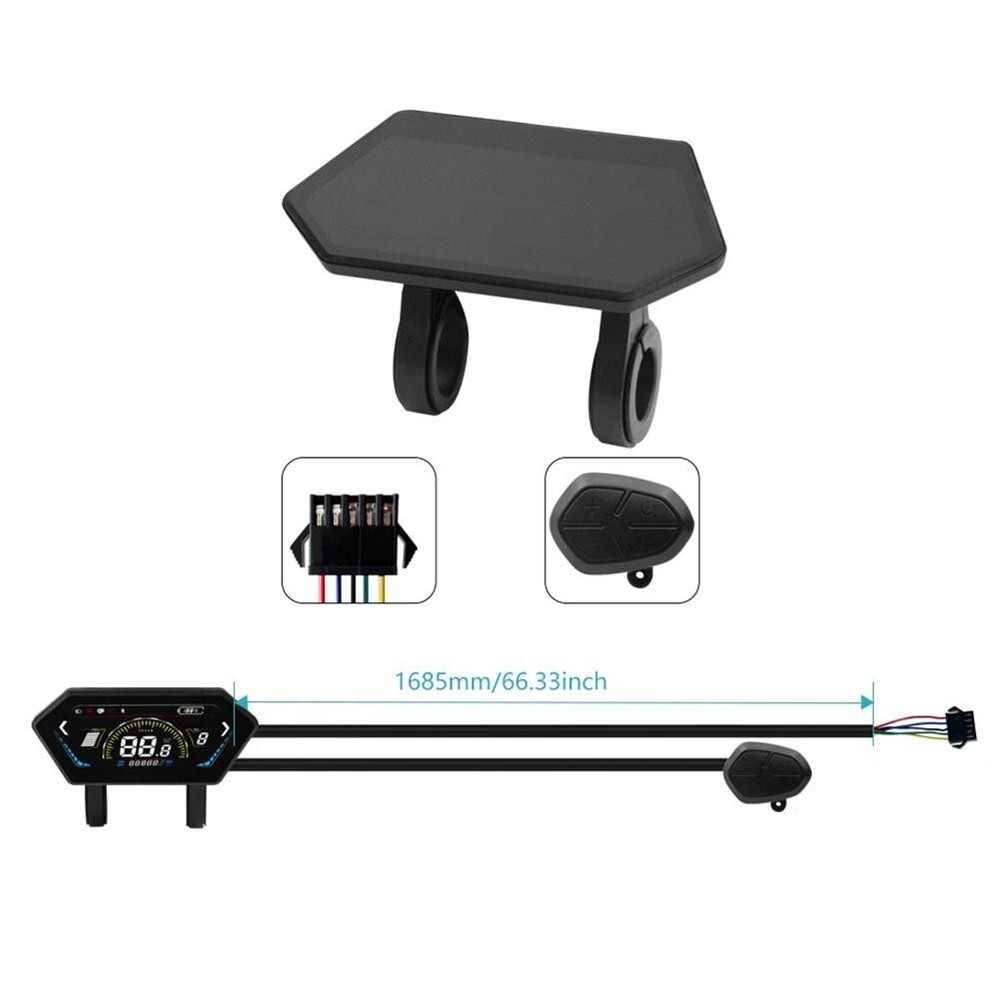 for DYNAMIC User Interface on Ebike LCD Display Compatible with Multiple