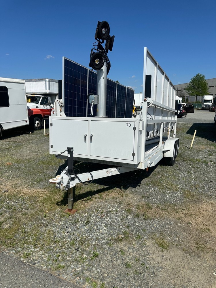 DC Solar Trailer - With backup Kubota Generator