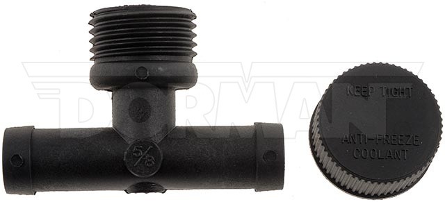 Dorman 47121 5/8 Radiator Flush Tee With Cap