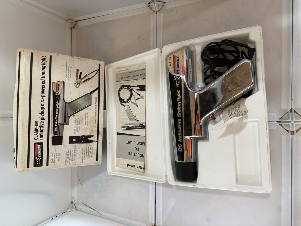 DC Inductive Timing Light Vintage Sears Penske Untested