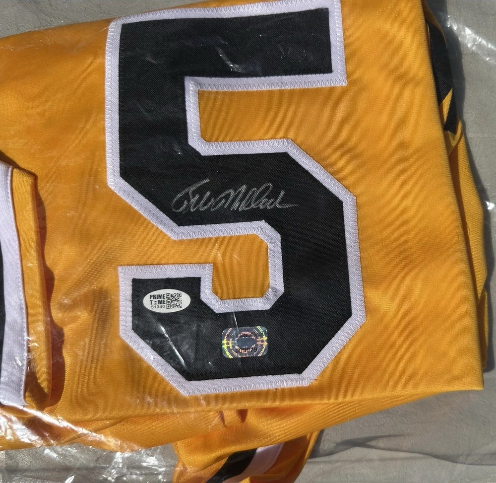 Bill Madlock Pirates Autographed Jersey Double Certified Authenticated