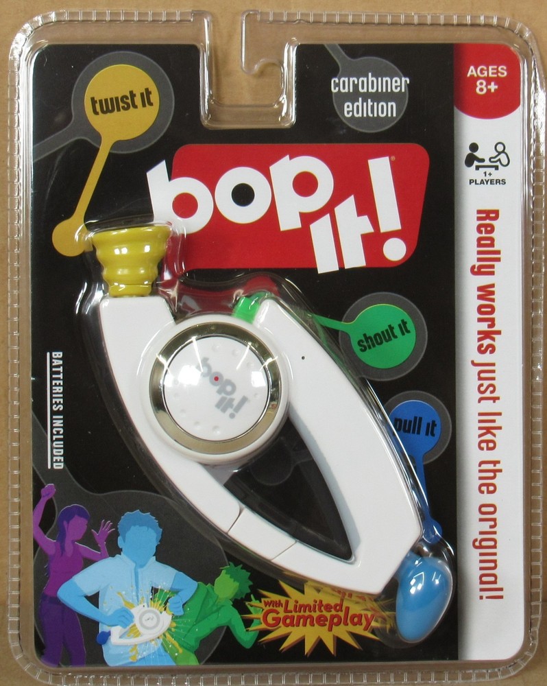 Mini "bop it!" Carabiner Game by Hasbro/Basic Fun 2009 NIP