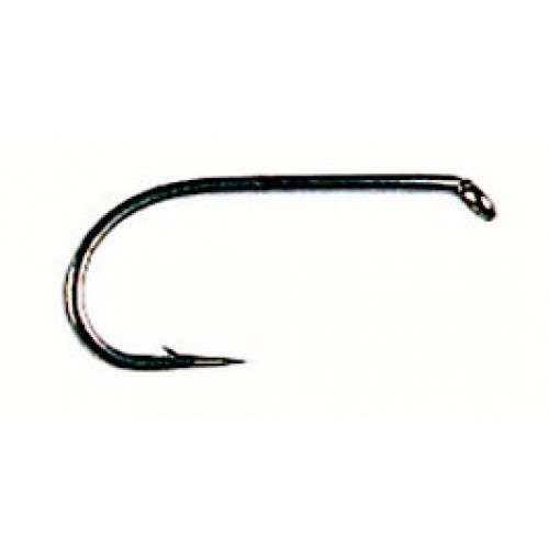 Kamasan B400 Round Bend Fly Tying Hooks, down eye, pack of 25 hooks, sharp