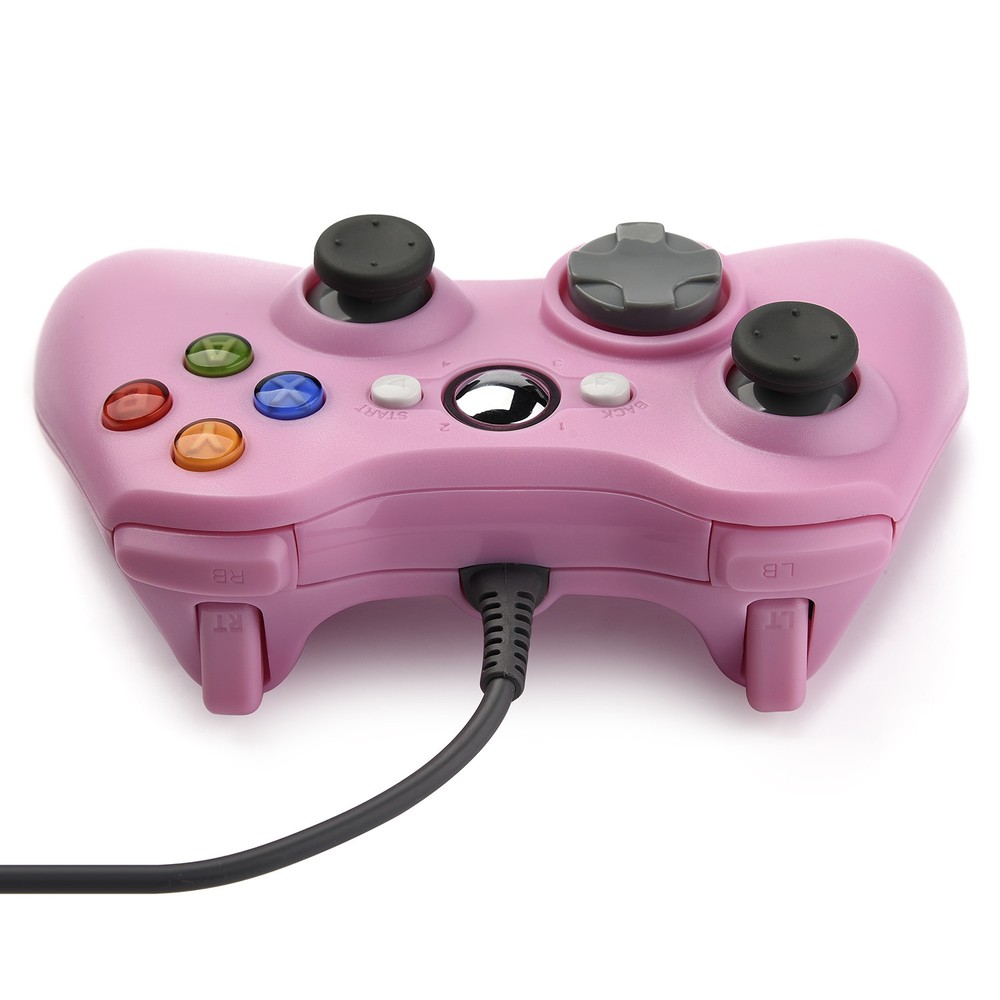 Xbox 360 Controller For PC Windows USB Wired Shaped Game Controller Gamepad