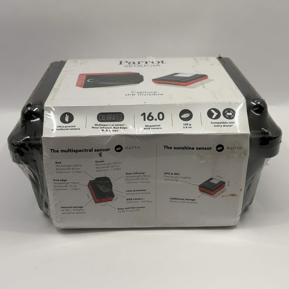 New Parrot Sequoia Drone Multispectral Sensor V1.5.0