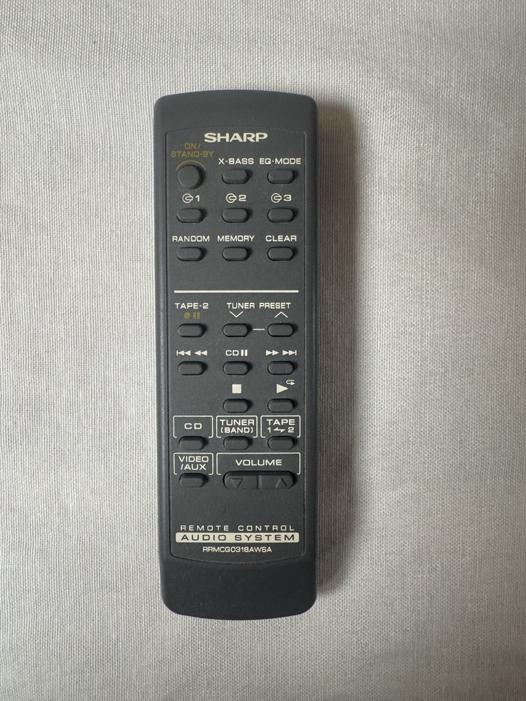 Sharp CD-XP200 Mini Component System with 3-Disc CD Changer & Speakers - Tested!