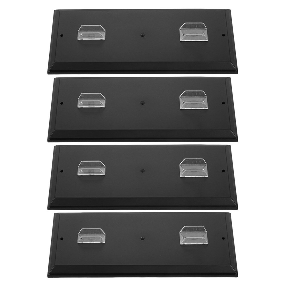 4 Pcs Motorcycle Model Storage Rack Plastic Base for Models Display Stand