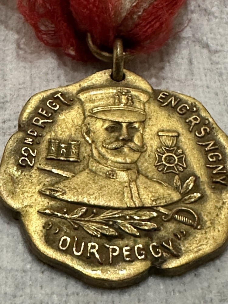 22nd Engineers Regimental Metal Solid Brass.