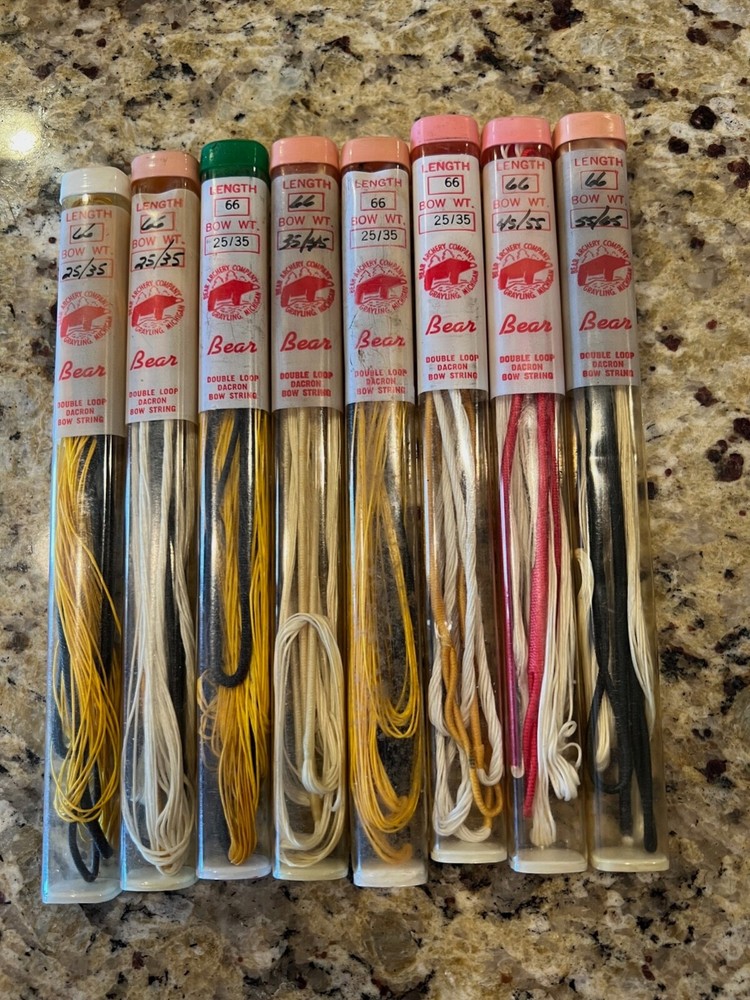 Vintage Bear Archery 66 AMO Recurve Bowstrings Bow String , Bowstring , NOS