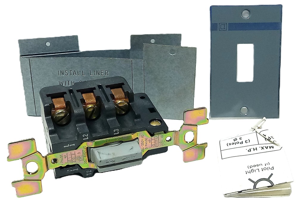 Square D 2510KO4 600 V AC Open Type Motor Starting Switch
