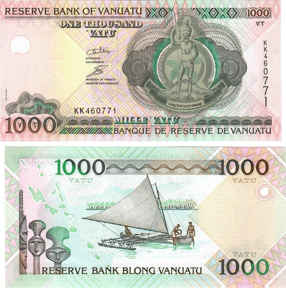 Vanuatu 1000 Vatu 2007 UNC