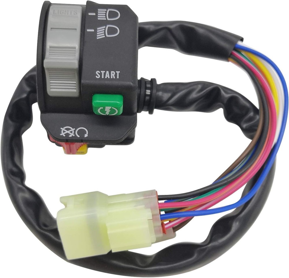 Left Handlebar Control Switch Start Stop Kill Headlight Button for Can-Am Renega