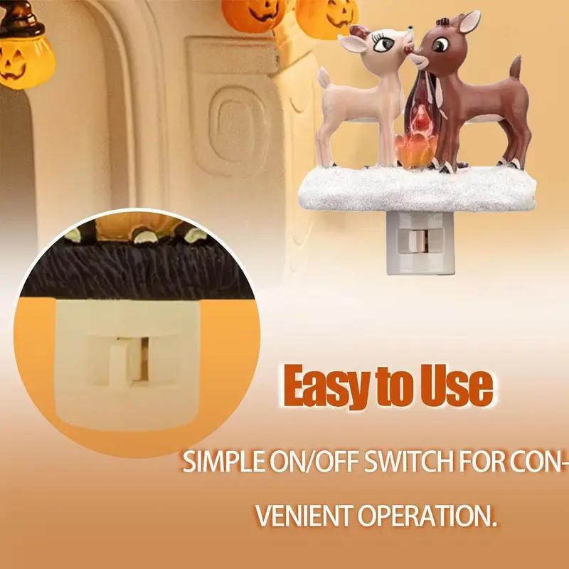 Christmas Reindeer Campfire Nightlight
