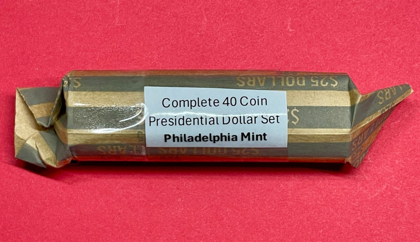 Complete Presidential Dollar Set of 40 PHILADELPHIA UNCIRCULATED Coins 2007-2020