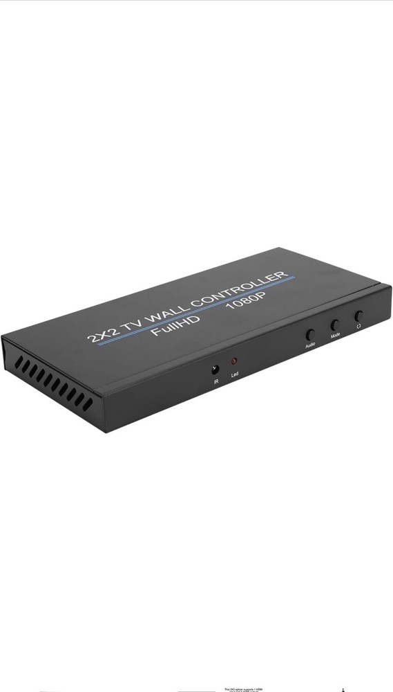 LED Video Wall Controller, Support 4 Outputs HDMI 1.3 Input Plug and Play 1080P