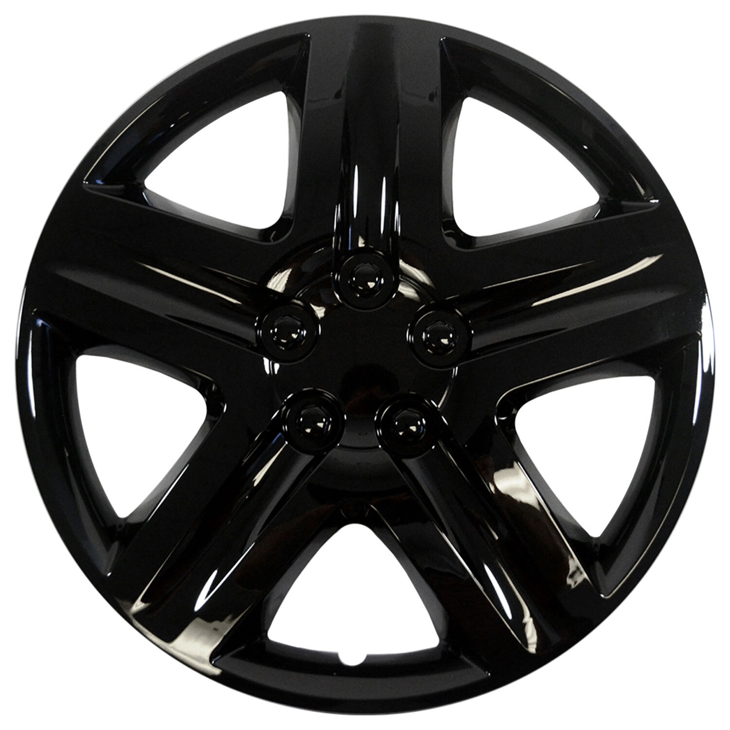17" Black Set of 4 Wheel Covers Full Rim Hub Caps fit R17 Tire & Steel Wheels