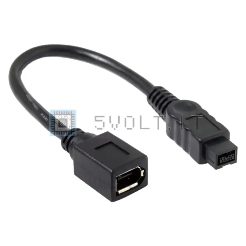 FireWire 400 to 800 Adapter Cable 6F-9M 20cm