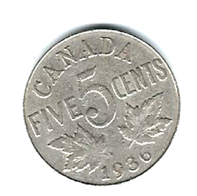 Canada...5 Cents...1936