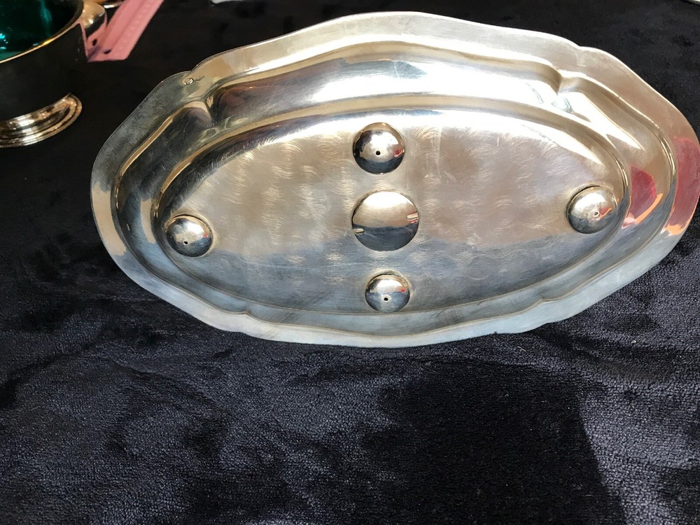 800 Silver Oil & Vinegar Holder