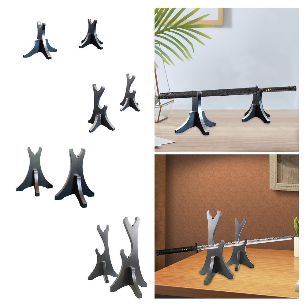 Split Sword Display Sword Sheath Display Decorative Durable Support Short Sword
