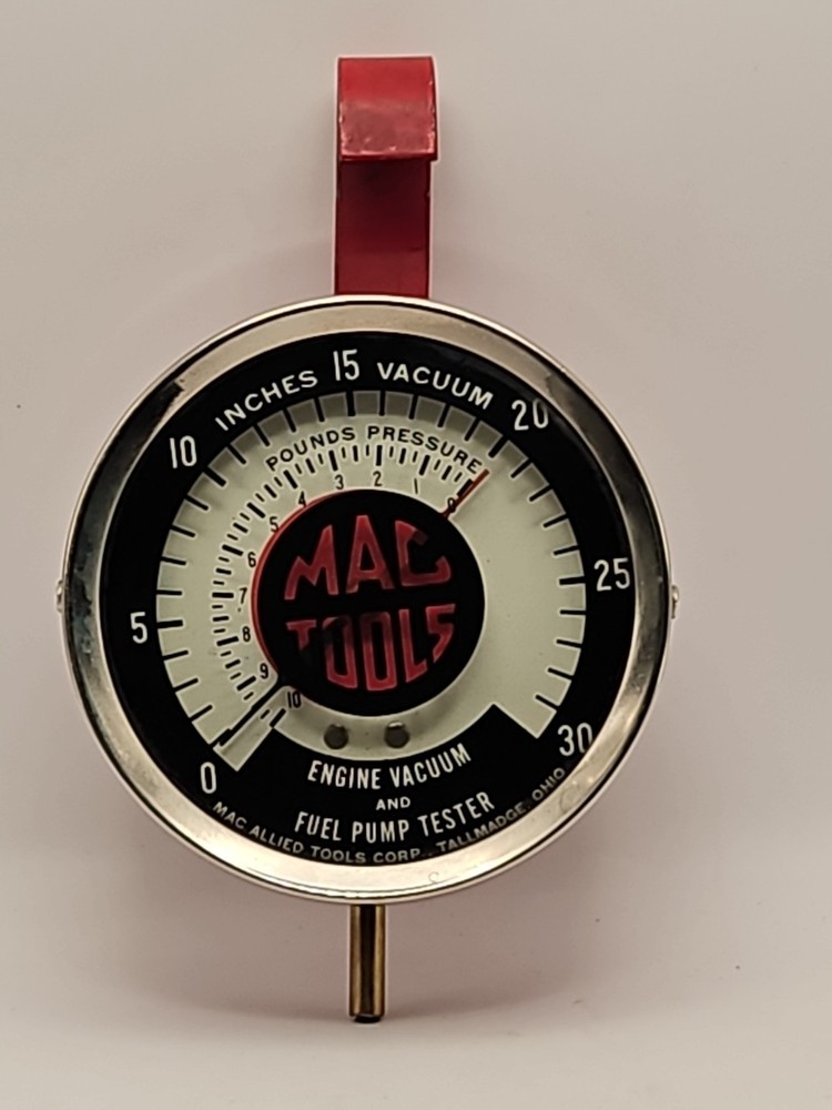 Vintage MAC TOOLS Engine Vacuum & Fuel Pump Tester