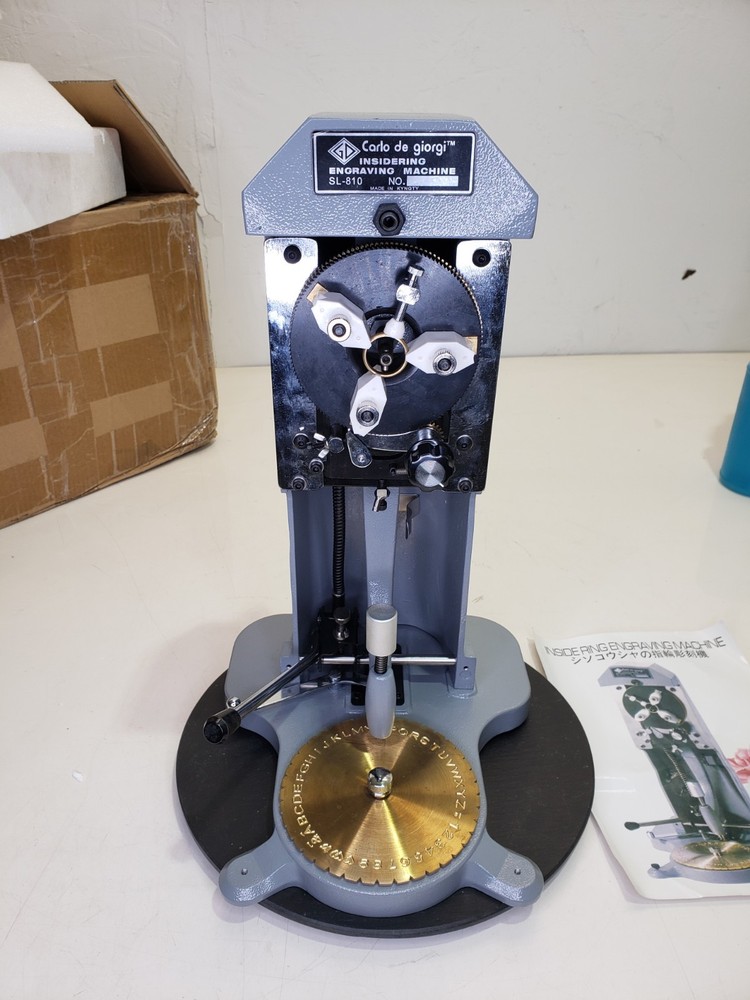 Carlo De Giorgi Inside Ring Engraving Machine