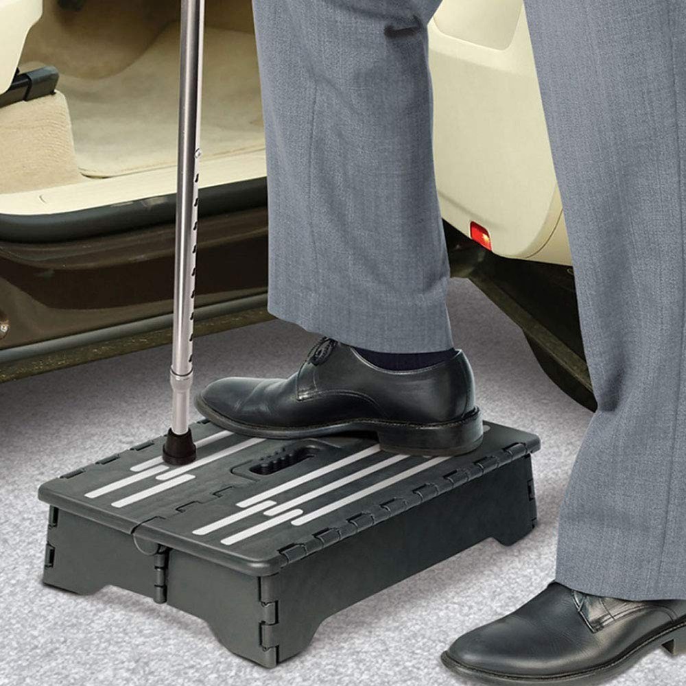 HomDSim Portable Folding Step Riser for Elderly/Adults/Kids,High Riser Step E...