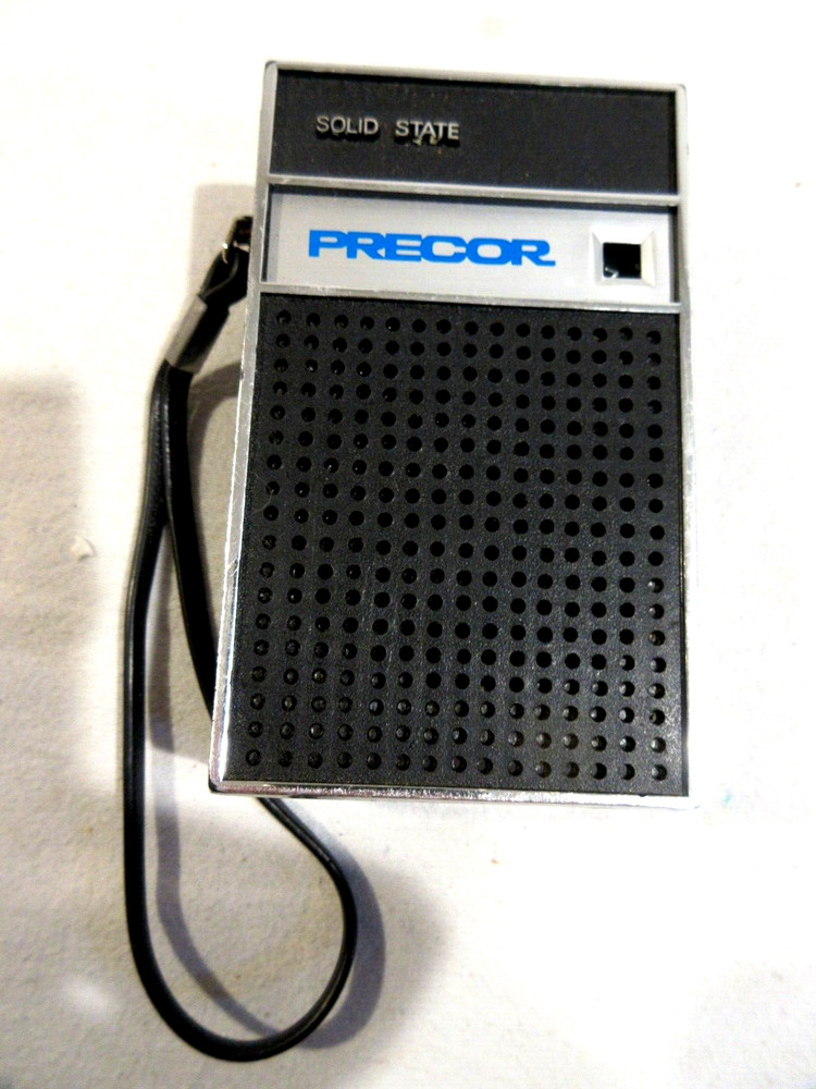 Vintage Precor Solid State AM Transistor Radio
