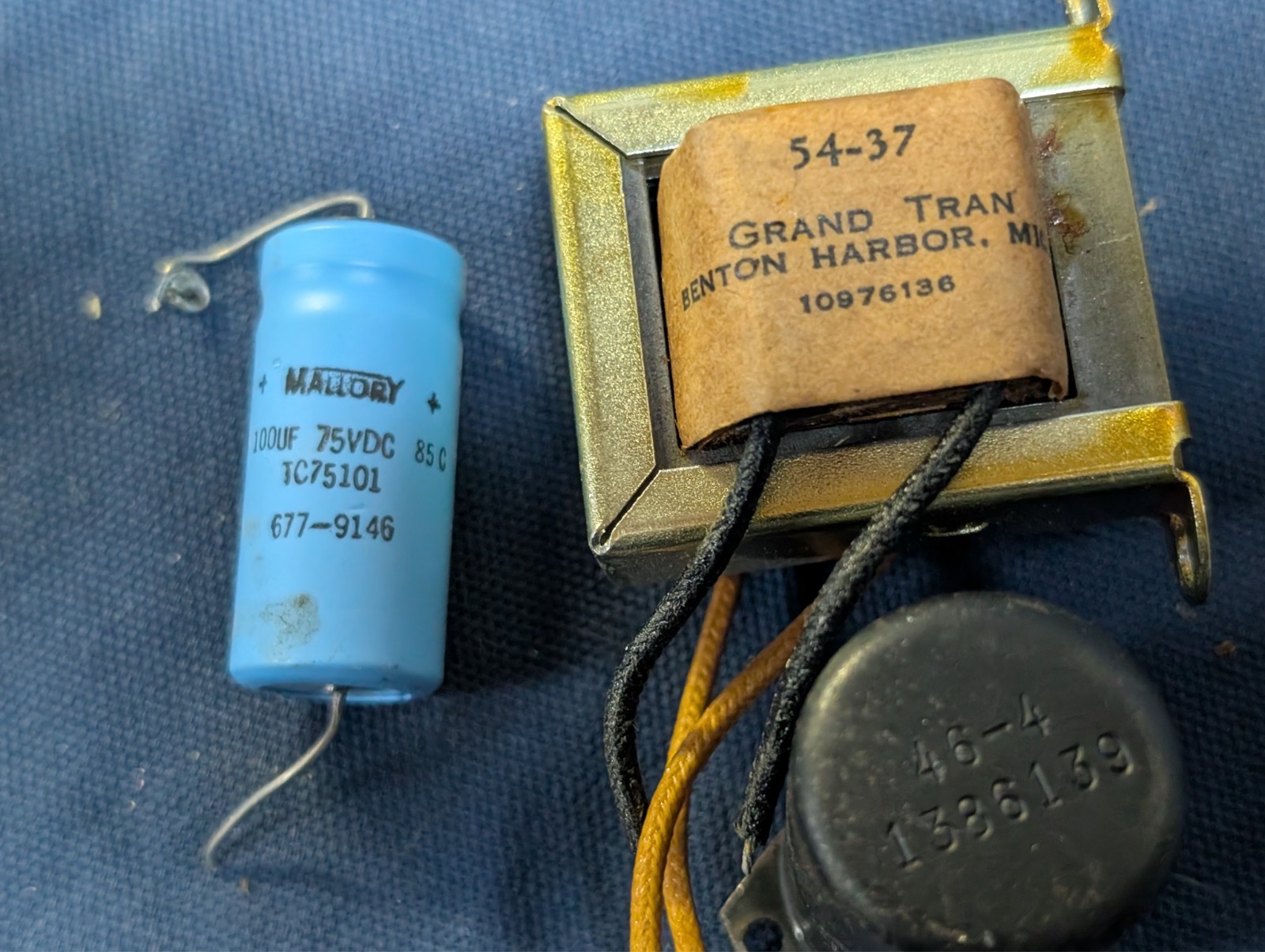 Heathkit Apache TX-1 Ham Radio Transmitter Various parts, Capacitors, tuners etc