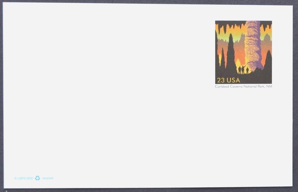 2002 US Sc. #UX381 postal card, 23 cent, mint, sharp corners, excellent shape