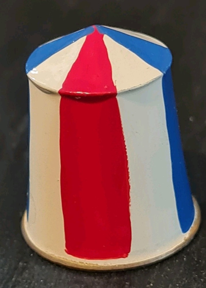 VINTAGE HAND PAINTED THIMBLE