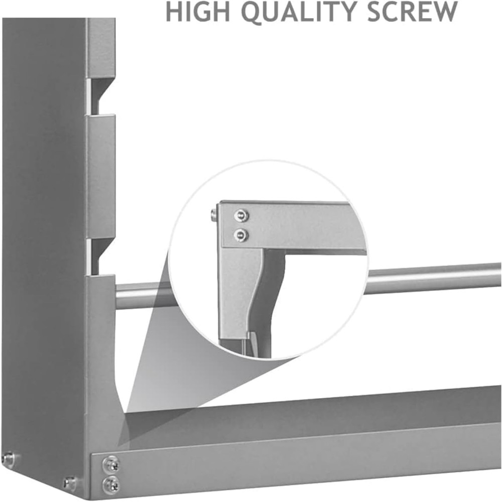 Wire Spool Rack Wall Mounted,Cold-Rolled Steel Wire Spool Holder with 4 Adjustab