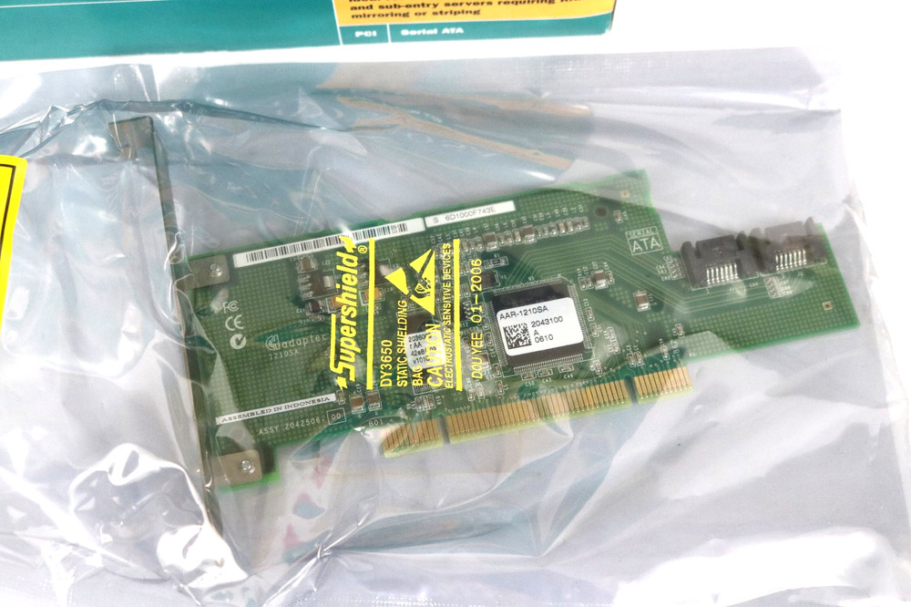 *NEW* Adaptec Serial ATA RAID 1210SA Controller Card