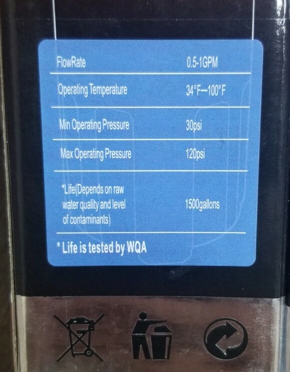 PurePlus PP-RWF3500A HIGH CAPACITY REFRIGERATOR WATER FILTER