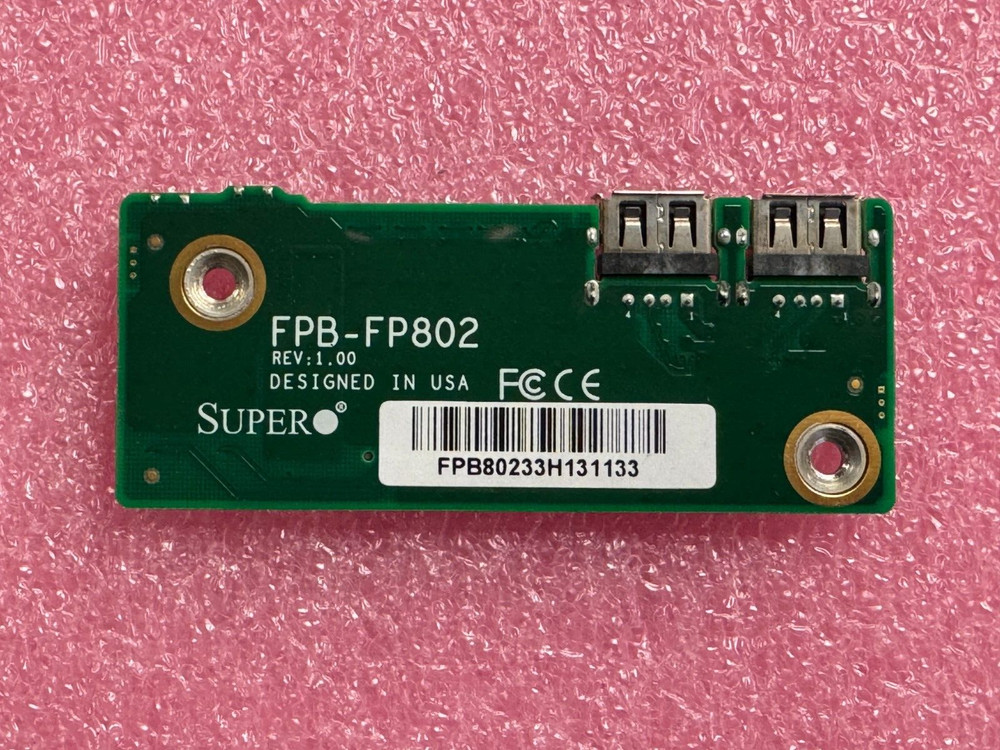 SuperMicro Server Front Panel Control Board P/N: FPB-FP802 Tested