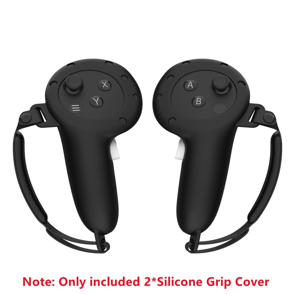 Black Silicone Controller Grip Protective Cover For Meta Quest 3 Handle ddws