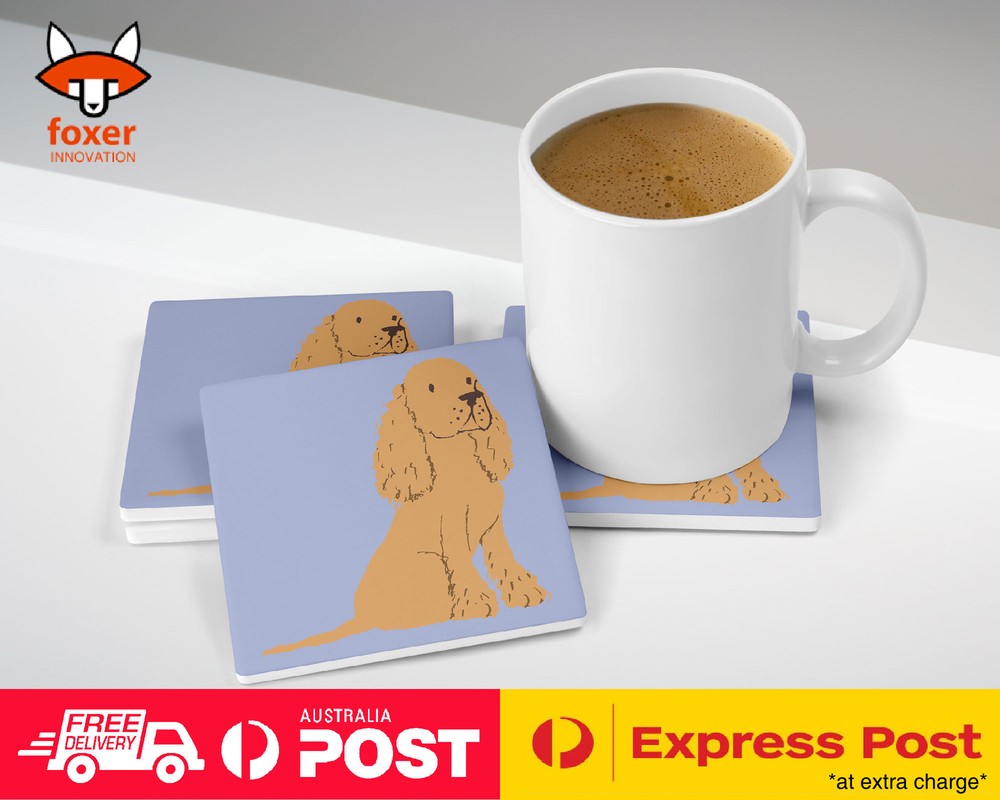 COASTER COFFEE DRINKING MAT|SPANIEL COCKER DOG 2 173