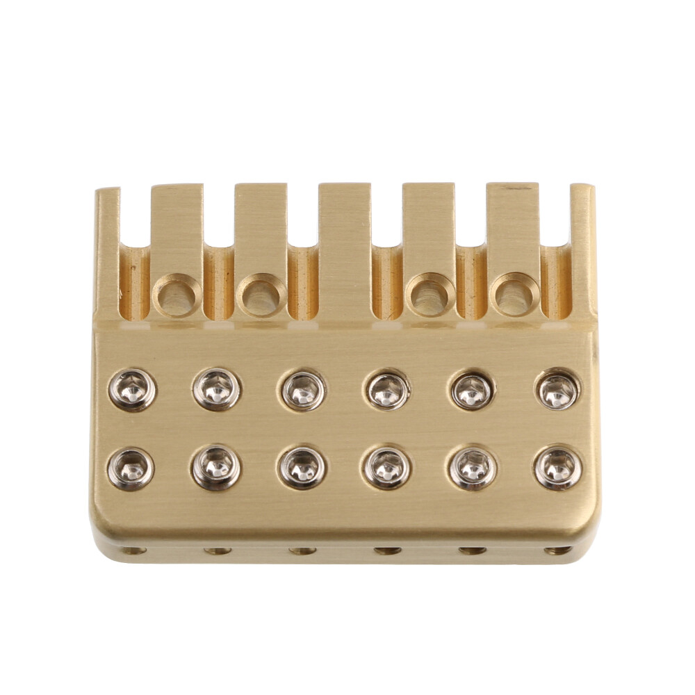 Guitar Brass Locking Nut String Lock for 6 String Headless Guitar