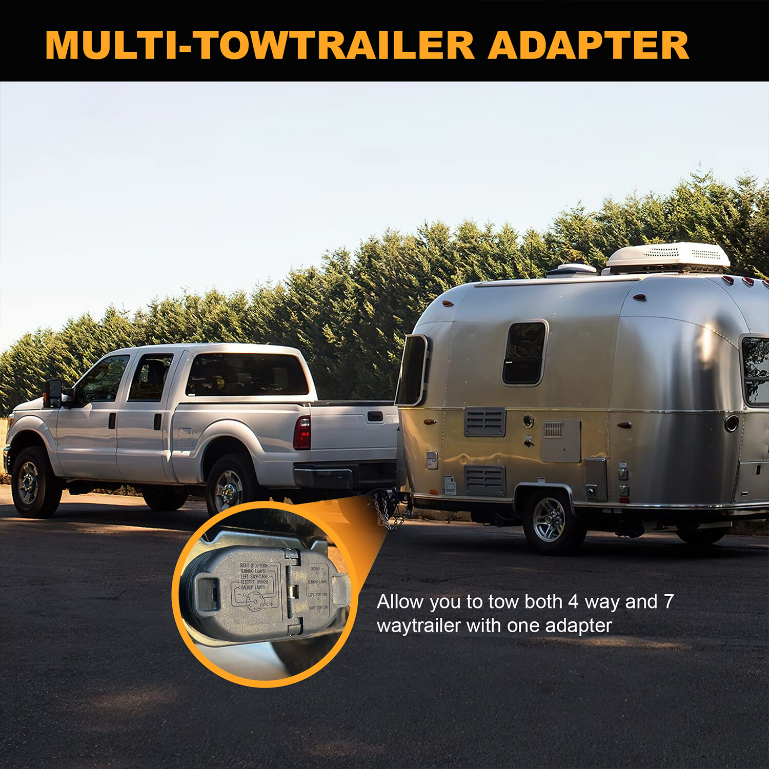 2009-14 For Ford F-150 Trailer Tow Hitch Bar Wire Connector Harness 9L3Z15A416A