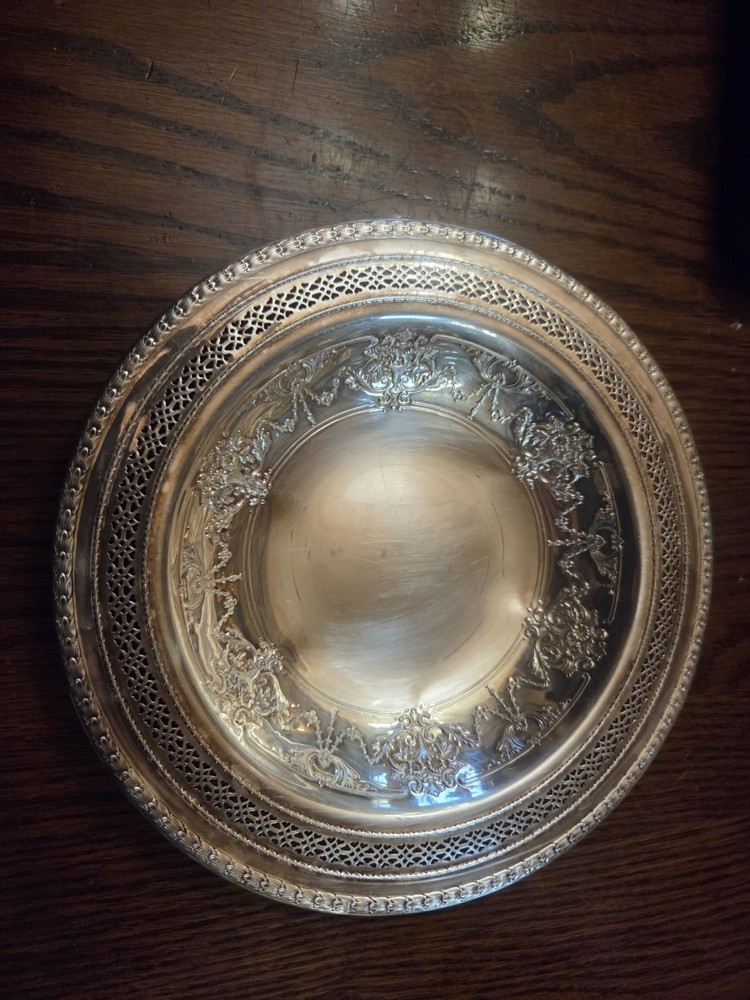 Vintage Candy Dish 7½ Inch Silverplate