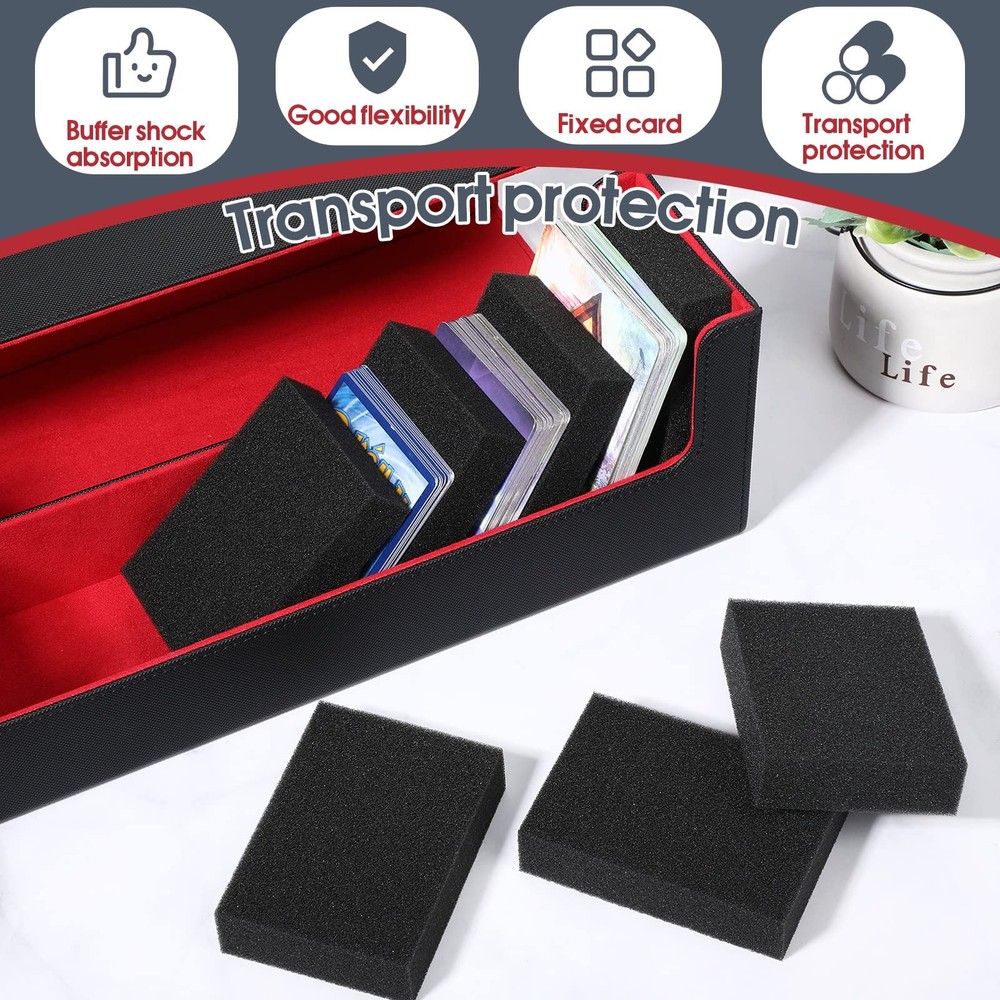 Card Dividers for Storage Boxes Trading Box Medium, Black