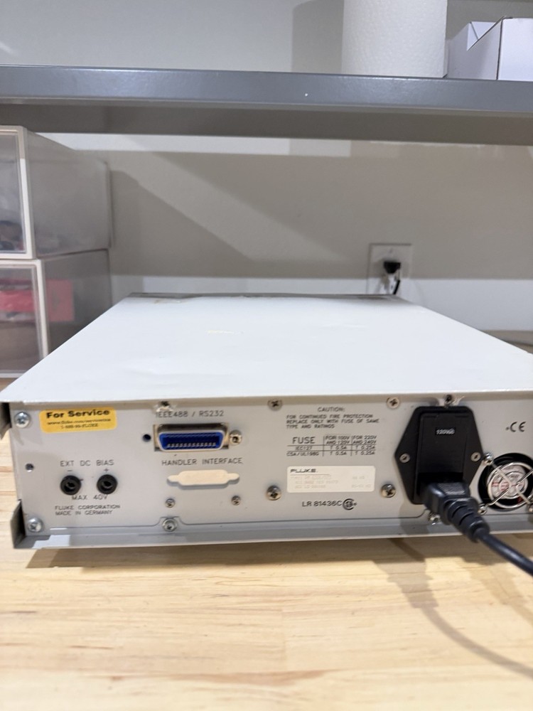 FLUKE PM6306 LCR PROGRAMMABLE AUTOMATIC RCL METER DC - 1MHZ (TESTED) SHIPS FAST