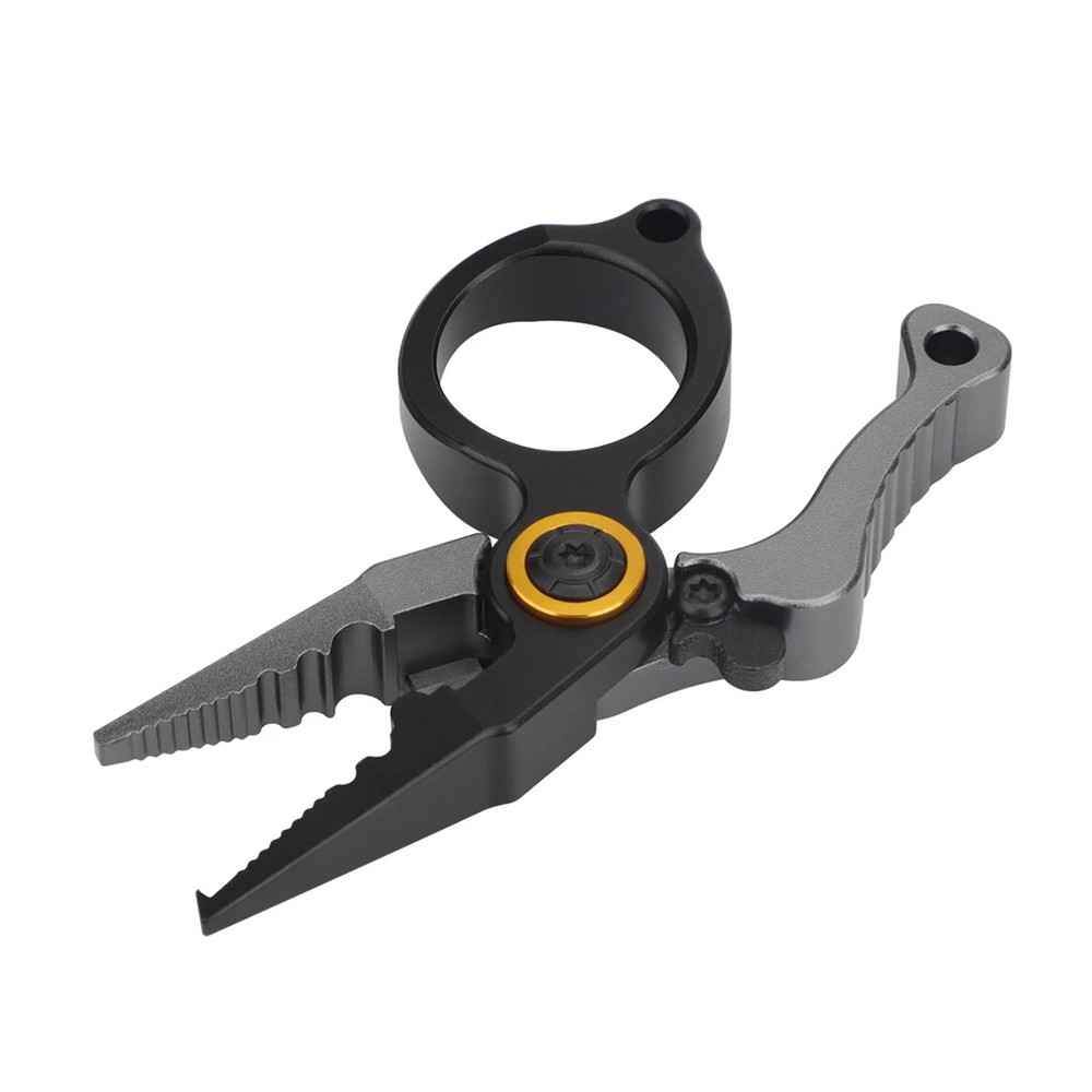 1PCS Compact Mini Fishing Pliers Scissors Line Cutter Hook Remover Split Ring