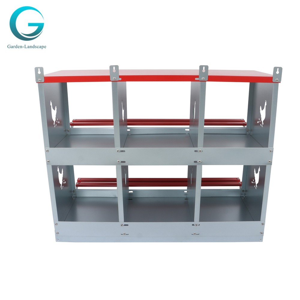 Durable Materials Nesting Box Chicken Laying Boxes 6 Compartment Nesting Boxes